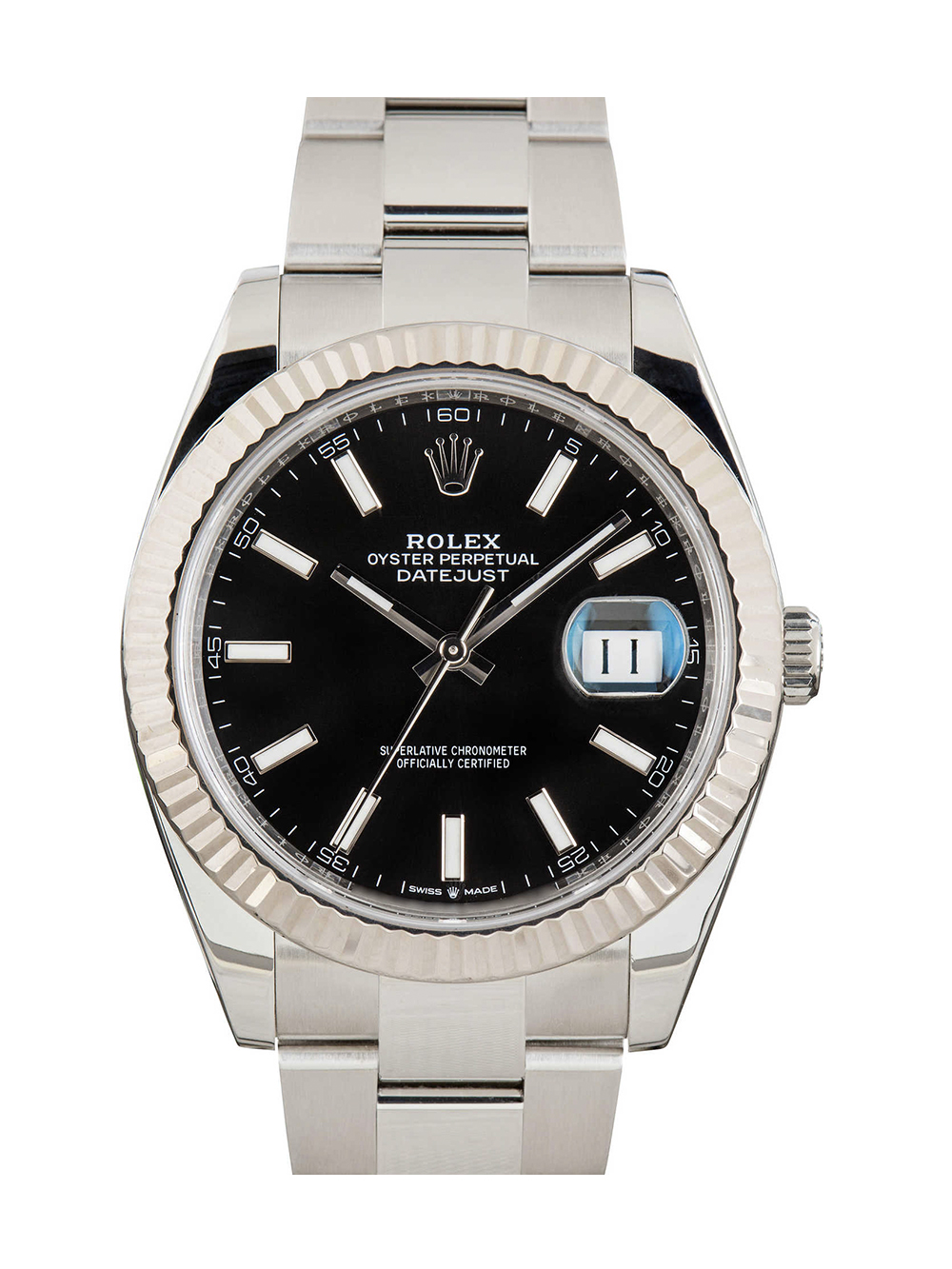 ساعت مردانه رولکس مدل دیت جاست سایز ۴۲ میل