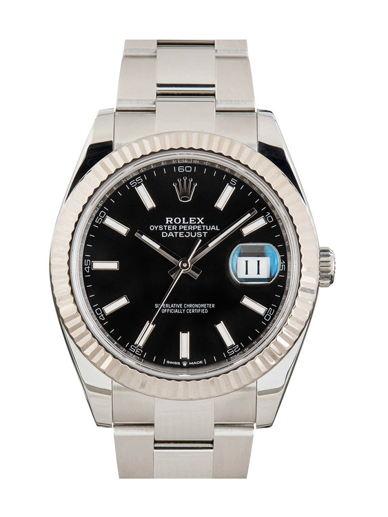 ساعت مردانه رولکس مدل دیت جاست سایز ۴۲ میل