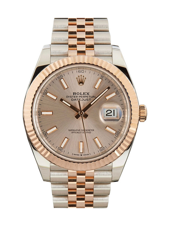 ساعت مردانه رولکس مدل دیت جاست سایز ۴۲ میل